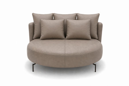 CHAISE MOON COURO